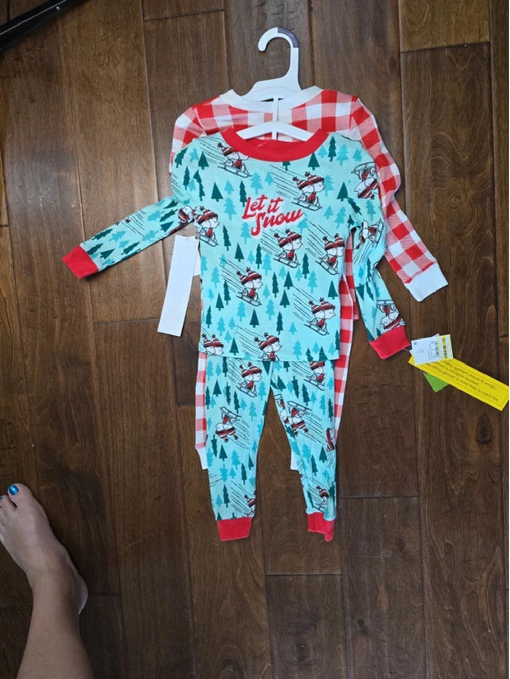 2t brand new snoopy, christmas pajamas item 407G8